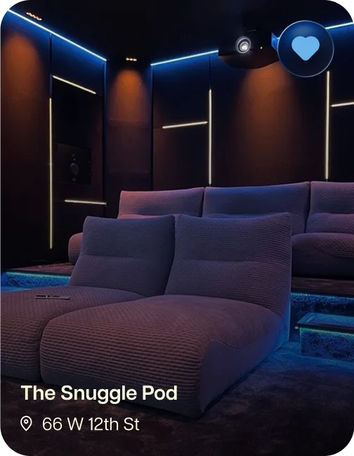 The Snuggle Pod room card