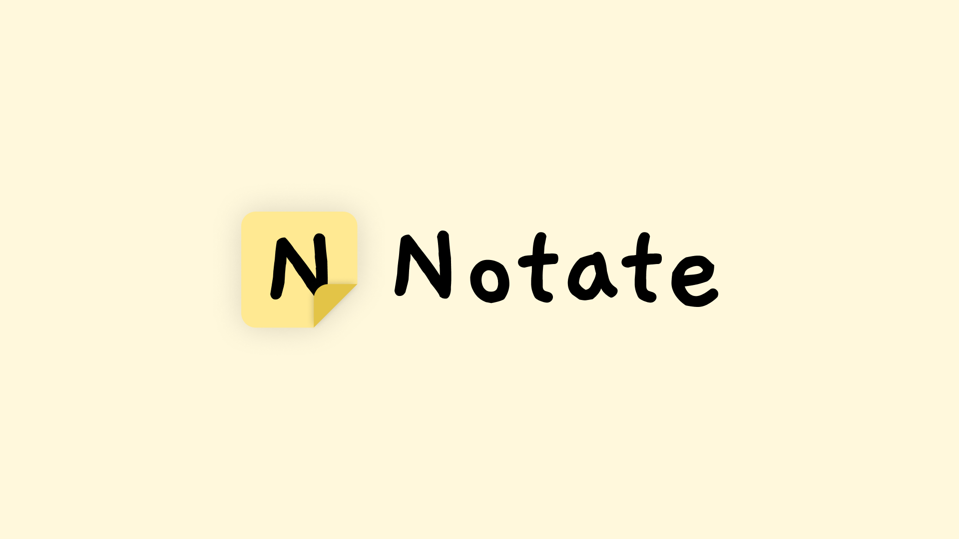 Notate project cover