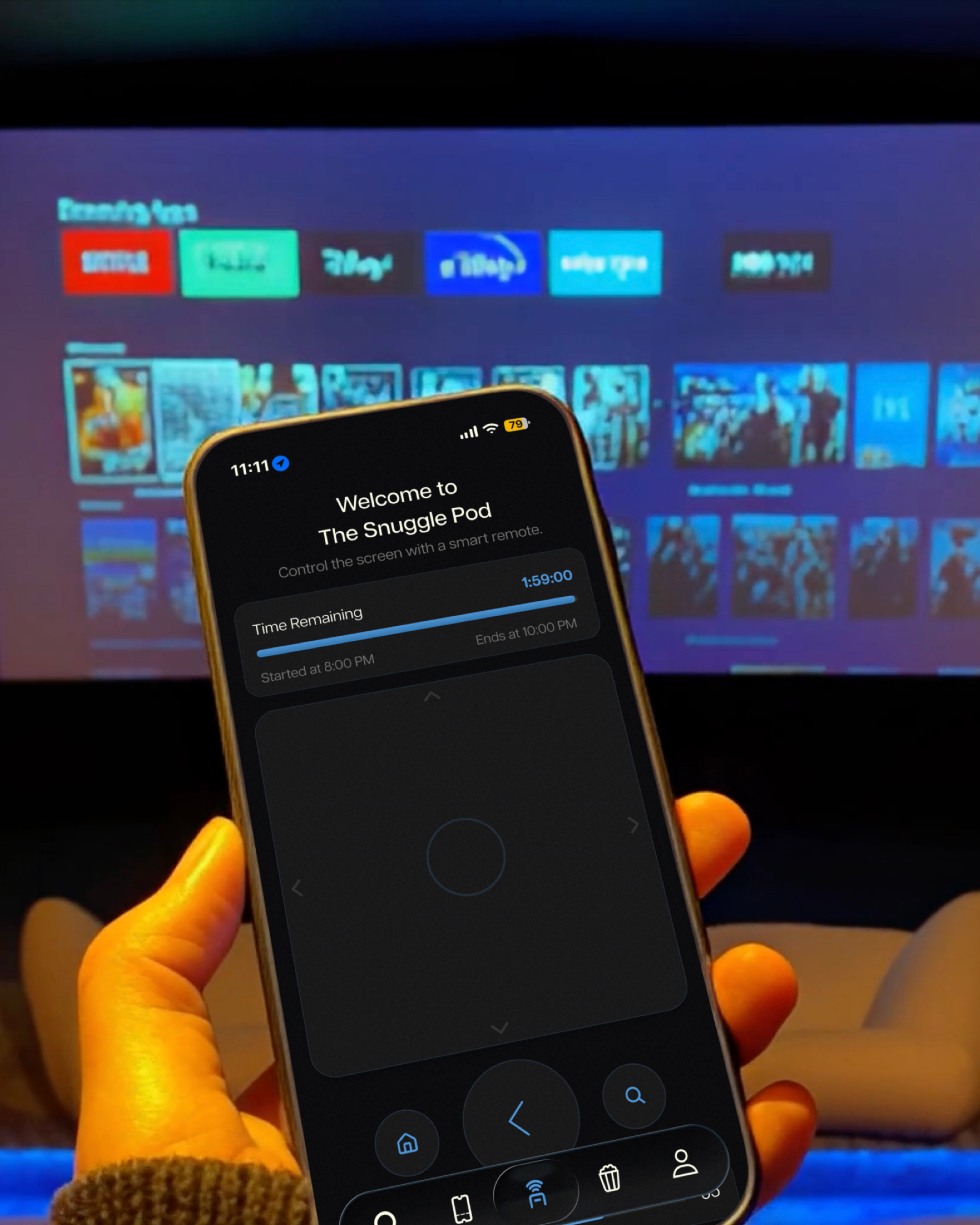 Return flow — supplementary screen detail
